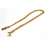 A 9CT GOLD CHAIN LINK BRACELET A/F, weight 2.7grams Condition Report : No condition report available