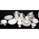 RAYMOND LOEWY FOR ROSENTHAL: a Form 2000 'Bunte Platter' six setting tea/coffee/dinner service,