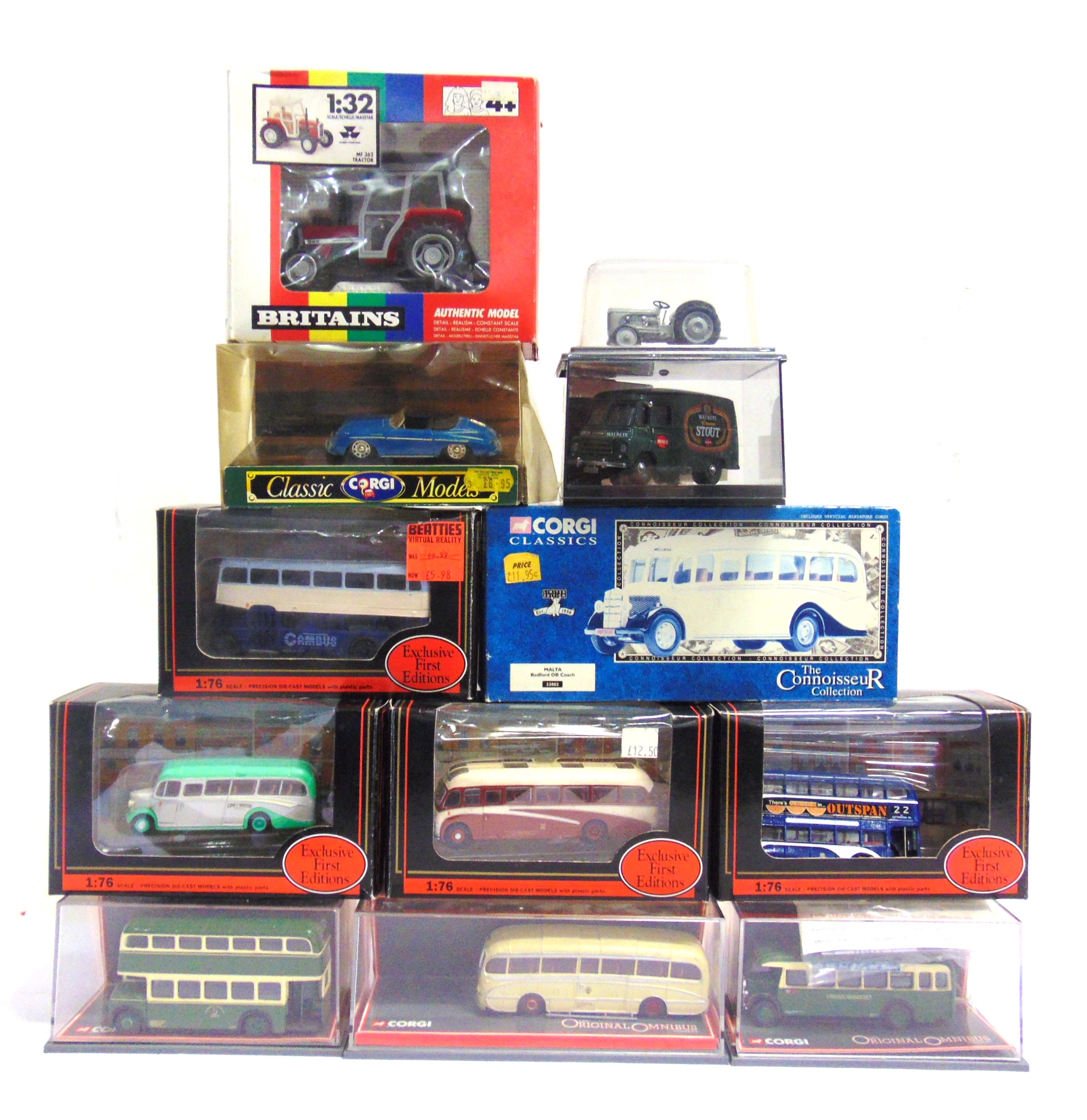 ASSORTED DIECAST MODEL VEHICLES circa 1950s and later, by Dinky, Corgi and others, variable