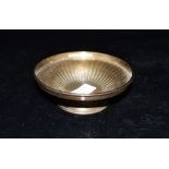 A SILVER PEDASTAL DISH Height 5cm, diameter 13cm, weight 168g, height 5cm, diameter 13cm, weight