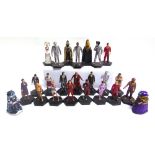 DR WHO - TWENTY-FOUR FIGURINES on average 9.5cm high, unboxed.