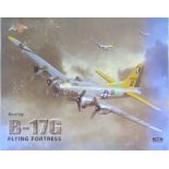A 1/72 SCALE AIR FORCE 1 MODEL COMPANY NO.AF1-0110, BOEING B-17G FLYING FORTRESS boxed. Condition