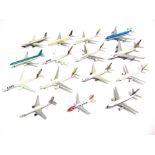 FIFTEEN DIECAST MODEL AIRCRAFT all but one by Herpa, all unboxed, the largest 14cm long.