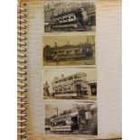 PHOTOGRAPHS - ASSORTED including those of motor car, motor cycle, naval ship, tram, and railway