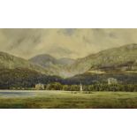 RICHARD WILLIAM HALFNIGHT (1855-1925) 'Glenfinnan' Watercolour Signed lower left, titled and dated
