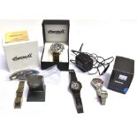 A COLLECTION OF WATCHES AND ACCESSORIES A boxed and cased gents Ingersoll LTD edition water