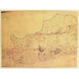 [MAPS]. FIVE REPRODUCTION MAPS OF OUTER LONDON after 19th century originals, including those of