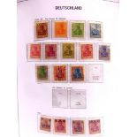 STAMPS - A GERMANY COLLECTION circa 1870s and later, mint and used (Davo Album and stockbook).