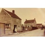POSTCARDS - SOMERSET Seven real photographic cards, comprising views of Compton Dundon Post