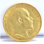 GREAT BRITAIN - EDWARD VII (1901-1910), SOVEREIGN, 1907 Perth mint (P).