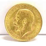 GREAT BRITAIN - GEORGE V (1910-1936), SOVEREIGN, 1928 Pretoria mint (SA).