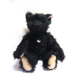 A STEIFF COLLECTOR'S TEDDY BEAR, 'LEO, THE 1912 TITANIC MOURNING BEAR' (EAN 662775), black,