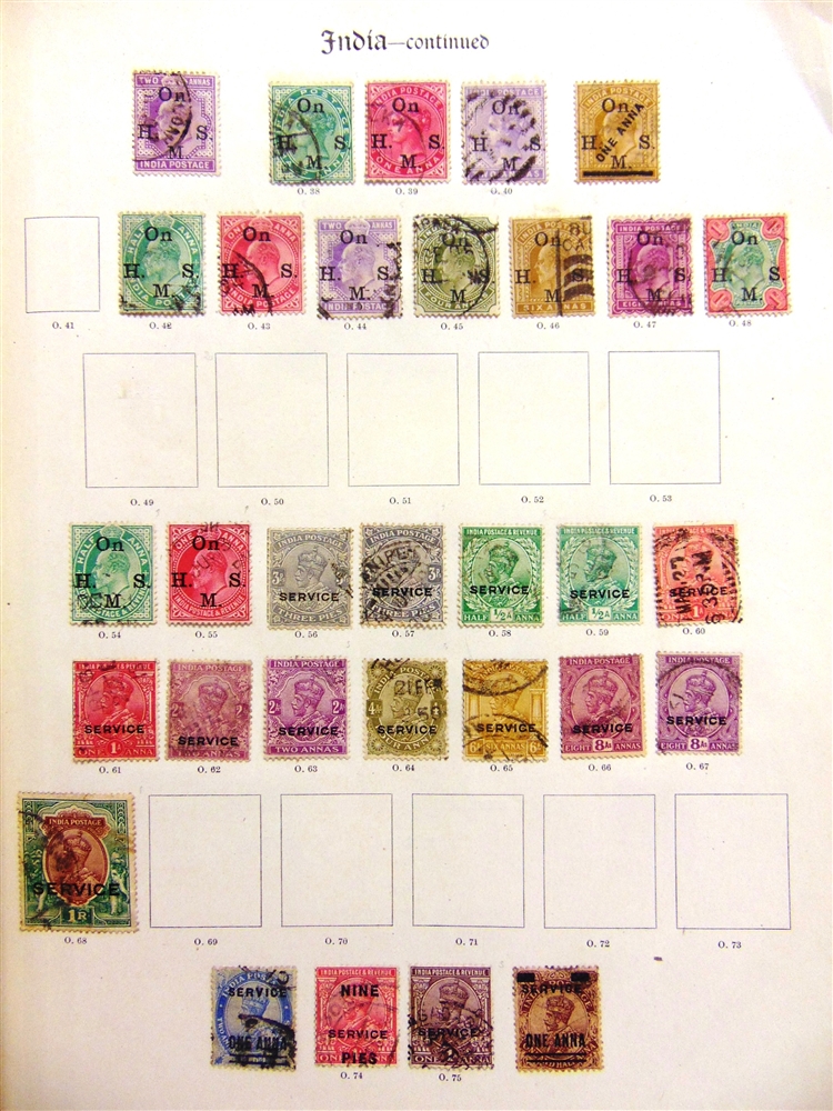 STAMPS - A GREAT BRITAIN & BRITISH COMMONWEALTH COLLECTION TO CIRCA 1922 mint and used, in an - Bild 9 aus 9