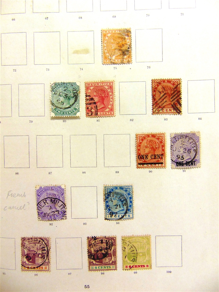 STAMPS - A GREAT BRITAIN & BRITISH COMMONWEALTH COLLECTION TO CIRCA 1922 mint and used, in an - Bild 3 aus 9