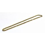 A MARKED 9K ROPE TWIST CHAIN NECKLACE Length 40cm, weight 6g Condition Report : Working clasp
