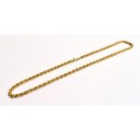 A MARKED 9K 375 ROPE TWIST CHAIN Length 39cm approx. weight 6.7g Condition Report : Working clasp