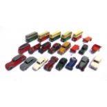 TWENTY-TWO DINKY DIECAST MODEL VEHICLES circa 1940s-60s, variable condition, generally playworn or