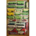 TWENTY-FIVE 1/76 SCALE DIECAST MODEL BUSES including those of 'Southdown', 'Brighton & Hove', '