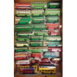 THIRTY-FOUR MAINLY 1/76 SCALE DIECAST MODEL VEHICLES most wholly or partially repainted /