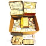 CIGARETTE CARDS - ASSORTED Part sets and odds, some in vintage cigarette packets, (box).