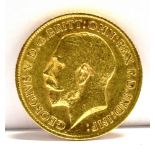 GREAT BRITAIN - GEORGE V (1910-1936), HALF-SOVEREIGN, 1912