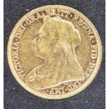 GREAT BRITAIN - VICTORIA (1837-1901), SOVEREIGN, 1894 old head, Sydney mint (S).
