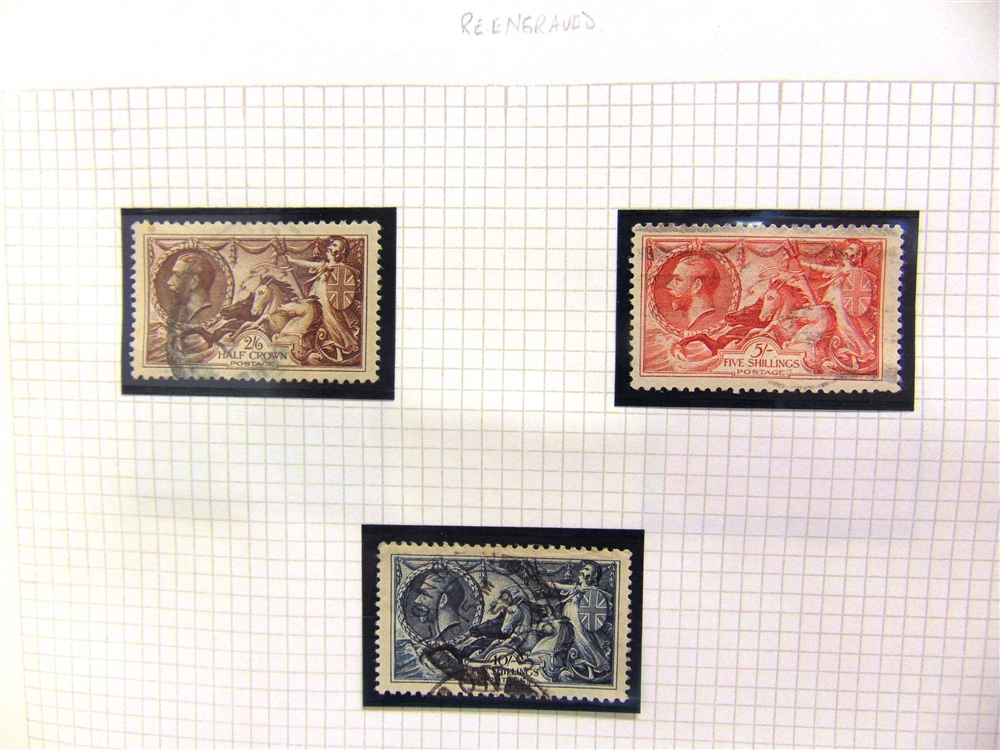 STAMPS - A GREAT BRITAIN COLLECTION including a QV 1d. black, PE, with two margins; QV 1d. reds by - Image 5 of 11