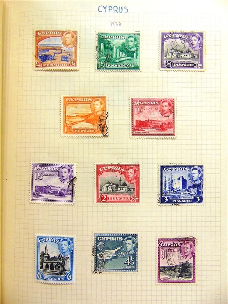 STAMPS - A BRITISH COMMONWEALTH COLLECTION mainly Geo. VI, some earlier, mint and used, (album).