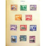 STAMPS - A BRITISH COMMONWEALTH COLLECTION mainly Geo. VI, some earlier, mint and used, (album).