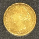 AUSTRALIA - VICTORIA (1837-1901), SOVEREIGN, 1857 Sydney mint.