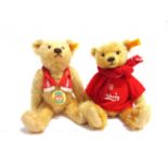 TWO STEIFF COLLECTOR'S TEDDY BEARS comprising 'The Liverpool FC Steiff Bear' (EAN 004230), Danbury