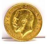 GREAT BRITAIN - GEORGE V (1910-1936), HALF-SOVEREIGN, 1913