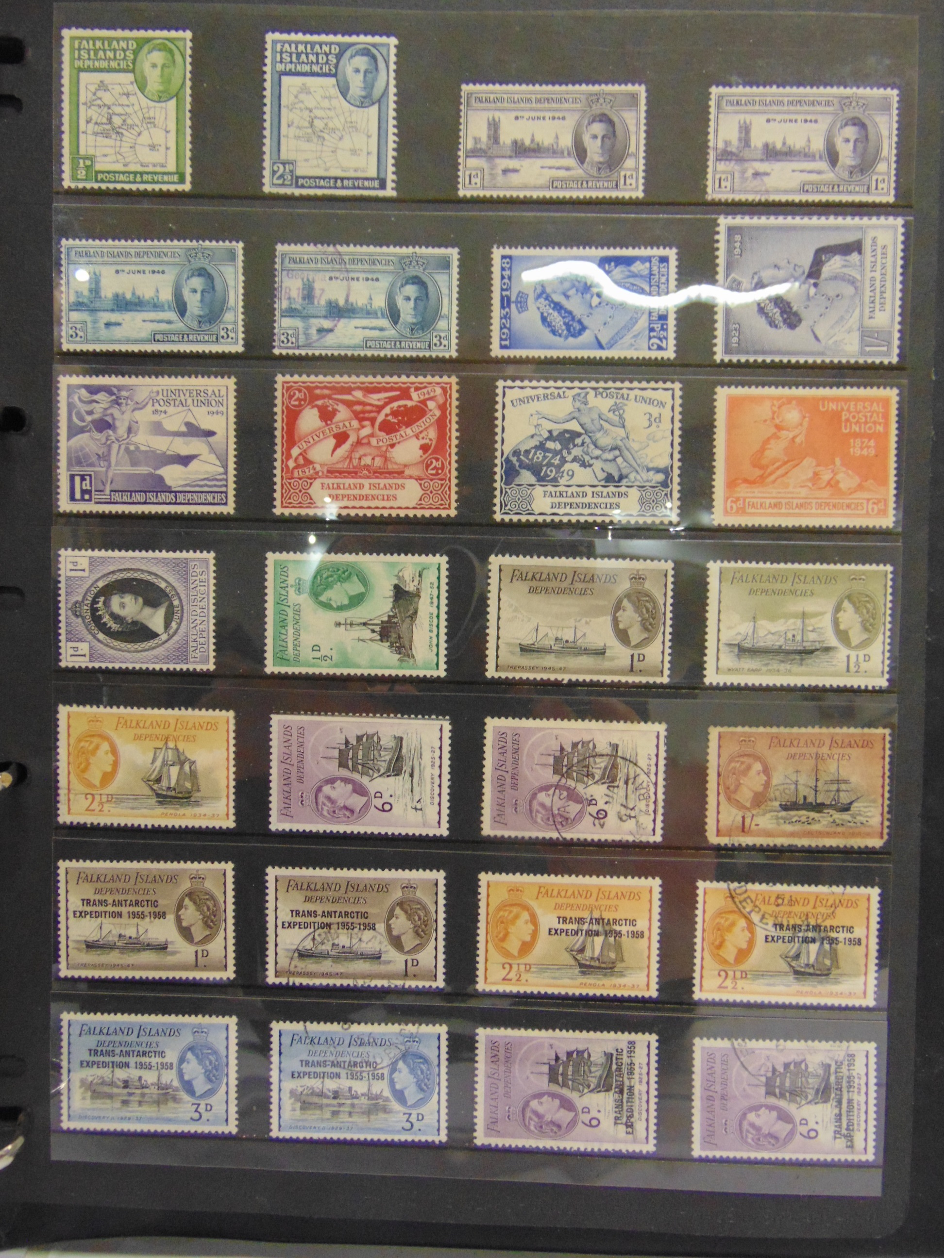 STAMPS - A PART-WORLD COLLECTION including the Falkland Islands, Fiji, The Gambia, Gold Coast / - Image 8 of 12