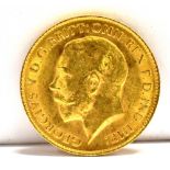 GREAT BRITAIN - GEORGE V (1910-1936), HALF-SOVEREIGN, 1914