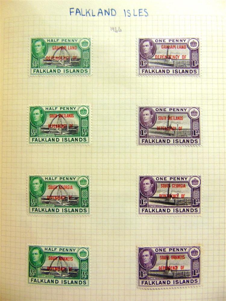 STAMPS - A BRITISH COMMONWEALTH COLLECTION mainly Geo. VI, some earlier, mint and used, (album). - Image 2 of 5