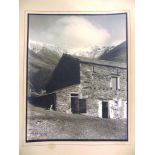 PHOTOGRAPHS - J. HUBERT WALKER Three photographs, comprising 'A Glacier Stream, Saas-Fee', 37.5cm