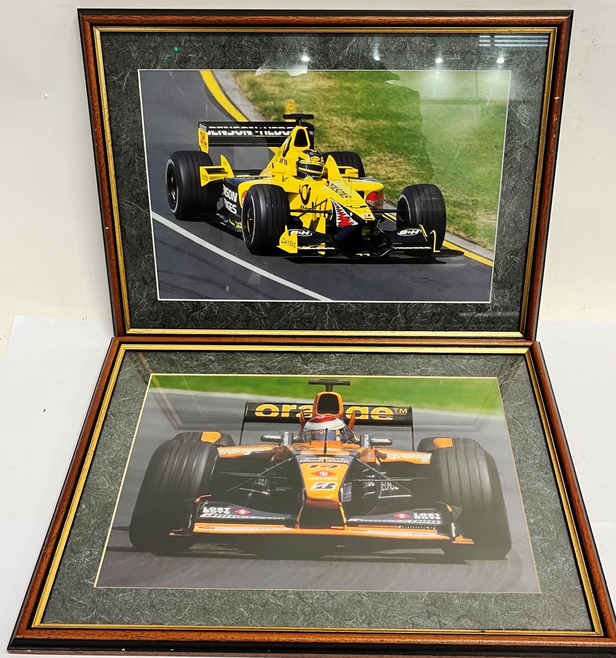 FORMULA 1 MOTOR-RACING - SEVEN ASSORTED PICTURES the largest a montage of world champions printed to - Image 2 of 4