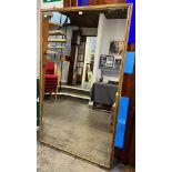 A VERY LARGE GILT FRAMED MIRROR 112cm x 189cm Condition Report : mirror itself good condtion,