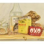 PHIL WEARE (BRITISH, CONTEMPORARY) Still Life Watercolour Signed in pencil lower right 18cm x 21.5cm