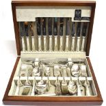A CANTEEN OF ARTHUR PRICE A1 EPNS CUTLERY case measurement 39 x 31cm approx. NB May be some flatware