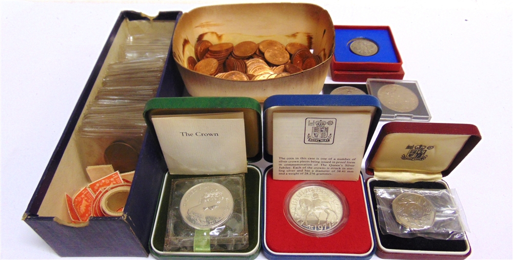 COINS - GREAT BRITAIN, ASSORTED comprising an Elizabeth II (1952-2022), Elizabeth & Philip Silver