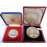 COINS - GREAT BRITAIN Victoria (1837-1901), silver Diamond Jubilee medal, in case of issue; with a