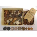 COINS - ASSORTED comprising Canada silver dollars, 1950, 1958, and 1965; a Netherlands 2 1/2 gulden,