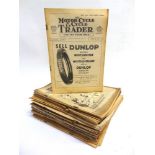 AUTOMOBILIA - THE MOTOR CYCLE & CYCLE TRADER circa 1929-32, approximately thirty-five issues.