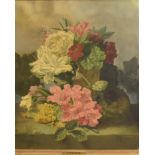 THOMAS WORSEY R.B.S.A. (1829-1875) Floral still life Oil on canvas Signed and dated 1856 lower right