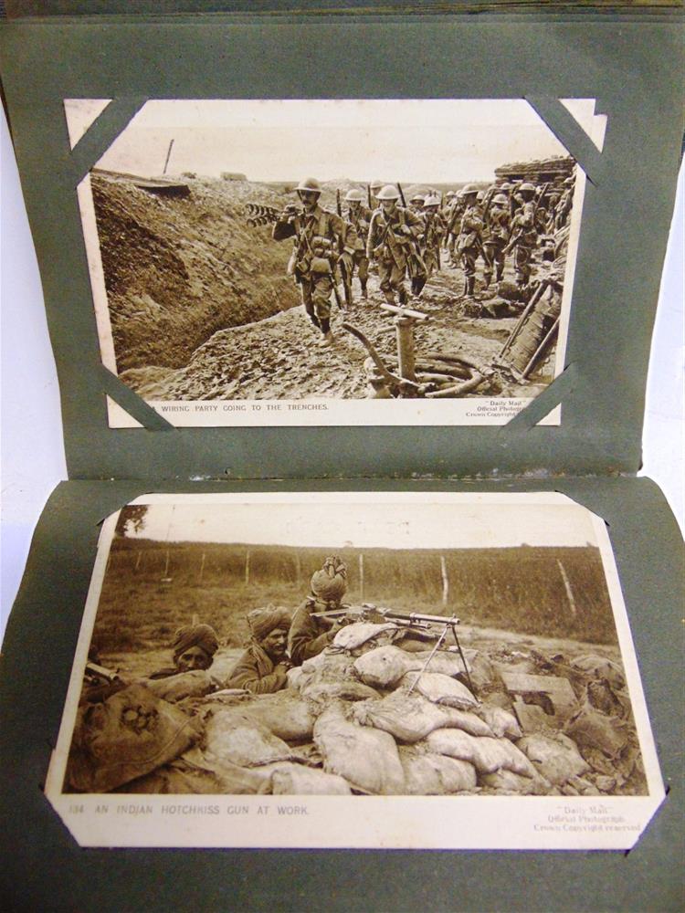 POSTCARDS - GREAT WAR Approximately sixty-three cards, comprising printed views of Gordons - Image 2 of 2
