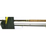 AN ABU MARK 5 ZOOM 13' ALL ENGLAND MATCH TIP ROD with green cloth Abu slip