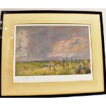 AFTER LIONEL EDWARDS the Bicester at Poundon, colour print, signed in pencil, publ. Eyre and