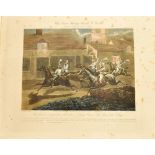 AFTER H. ALKEN 'The First Steeple-Chase on Record' A set of four colour prints 42cm x 52cm