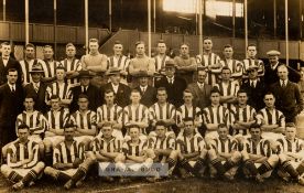 West Bromwich Albion official b&w team-photograph from the 1931 F.A. Cup winning season, featuring